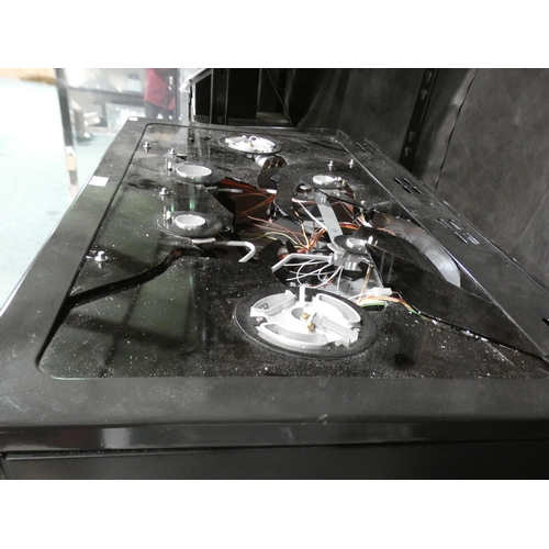 3125 - Stoves Richmond Black Deluxe Dual Fuel Range Cooker (100cm) - model:- 444444907, RRP £1665.84 inc. V... 