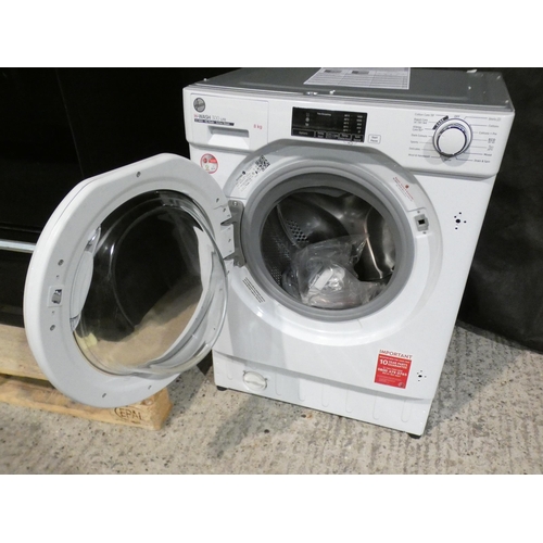 3126 - Hoover Integrated Washing Machine (8kg) (H820xW600xD525) - model:- HBWS 48D1E, RRP £340.83 inc. VAT ... 