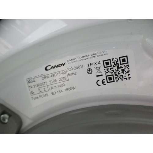 3156 - Candy Integrated Washing Machine (8kg) (H820xW600xD525) - model:- CBW 48D1E, RRP £314.17 inc. VAT * ... 