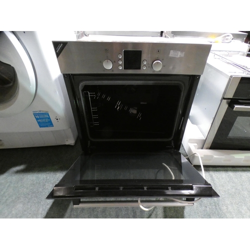 3157 - Bosch Stainless Steel Single Multifunction Oven (H595x595x548) - model:- HBN331E7B, RRP £379.17 inc.... 
