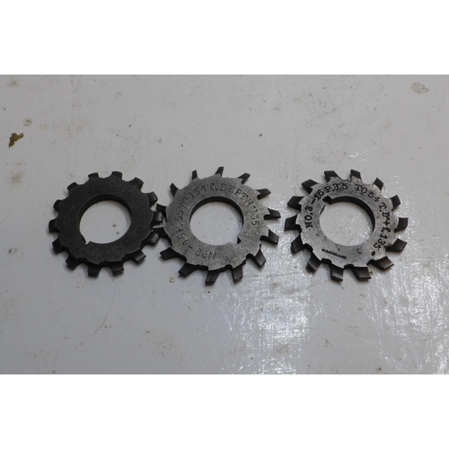 2006 - Tray of Involute gear cutters (16 items)