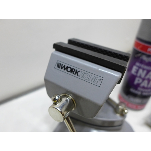 2017 - Qty. of unopened packs of nails & DIY items: drill bits, ball joint modelling vice