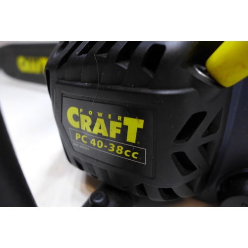 2036 - Powercraft PC40-38CC petrol chainsaw