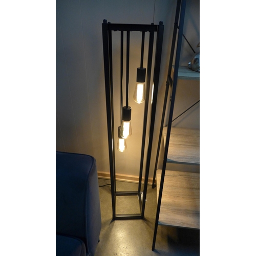 1315 - A triple hanging filament floor standing lamp (2794073)   #