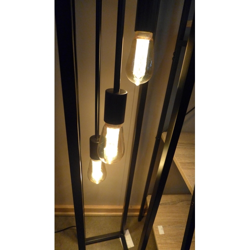 1315 - A triple hanging filament floor standing lamp (2794073)   #