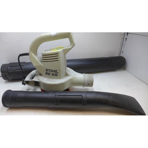 Stihl be55 electric leaf blower discount