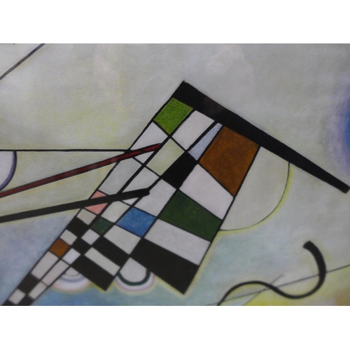 1435 - A Wassily Kandinsky, Composition VIII framed print, 60 x 80 (PPR5125021)   #