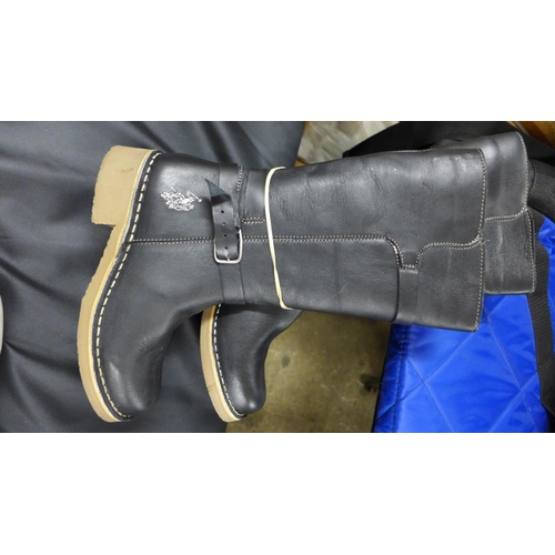 2237 - 5 Pairs of assorted Polo Association genuine leather shoes, mixed sizes and styles