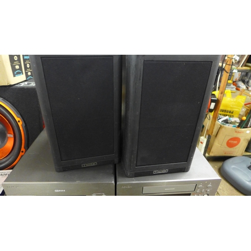 2252 - 3 Denon hi-fi separates plus pr. of Mission 78QSE speakers