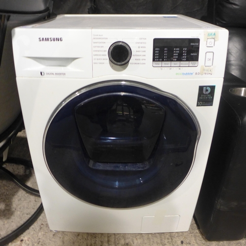 3577a - Samsung Wash/Dry Addwash Washing Machine (model:- WD80K5410OW), RRP £499.99 + VAT (242-4) * This lot... 