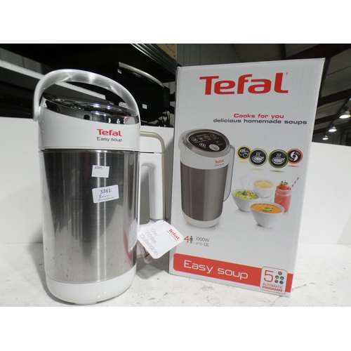 3361 - Tefal Easy Soup Maker (model:- BL841140) (242-233) * This lot is subject to VAT