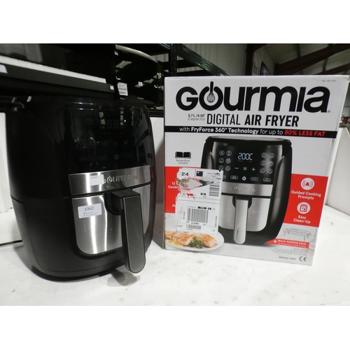 3362 - Gourmia Air Fryer (242-230) * This lot is subject to VAT