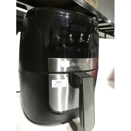 3362 - Gourmia Air Fryer (242-230) * This lot is subject to VAT