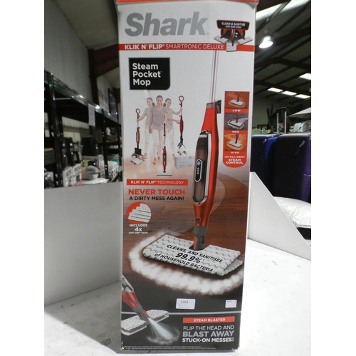 3364 - Shark Steam Mop (model:- S6003UKCO), RRP £109.99 + VAT   (242-259) * This lot is subject to VAT