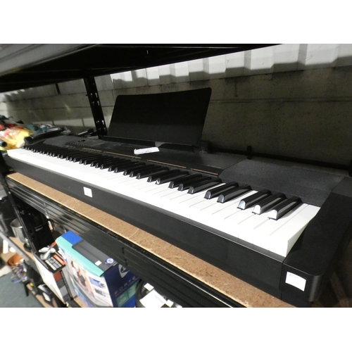 3370 - Casio Digital Piano With Stand (model:- CDP-130BK), RRP £349.99 + VAT (242-469) * This lot is subjec... 