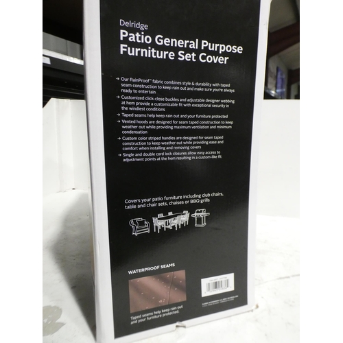 3377 - Patio general purpose furniture set cover (242) * This lot is subject to VAT