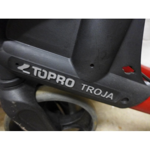 2262 - Topro Troja 4-wheel folding disability walker