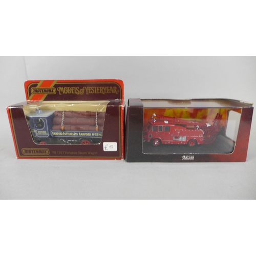 696 - Six classic sports cars, boxed and other boxed model vehicles