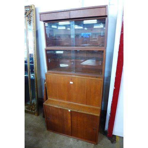 117 - A Royal Danish teak modular room divider