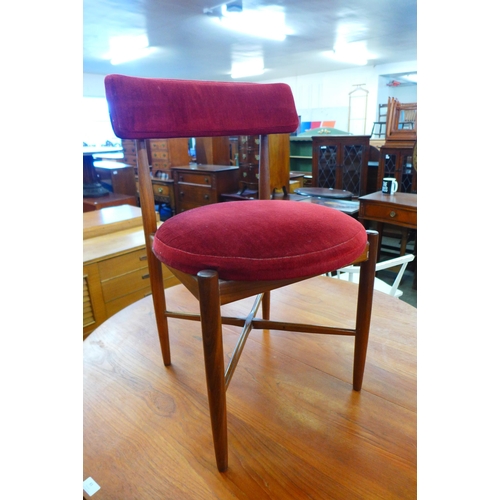 84 - A set of four G-Plan Fresco teak dining chairs
