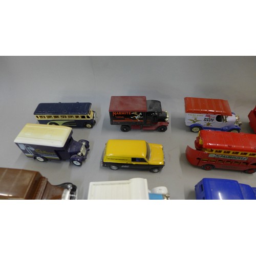 684 - A collection of die-cast model vehicles, (18)