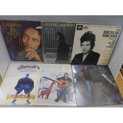 699 - 18 LPs including rock, blues, reggae, Neil Young, Stephen Stills, Donovan, Lighthouse, Joe Cocker, B... 