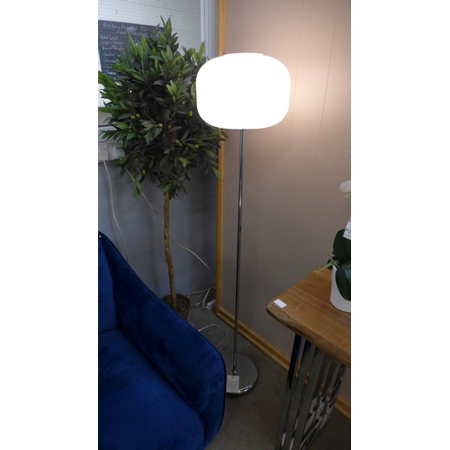 1473 - A white frost floor lamp, H 146cms (2669732)   #