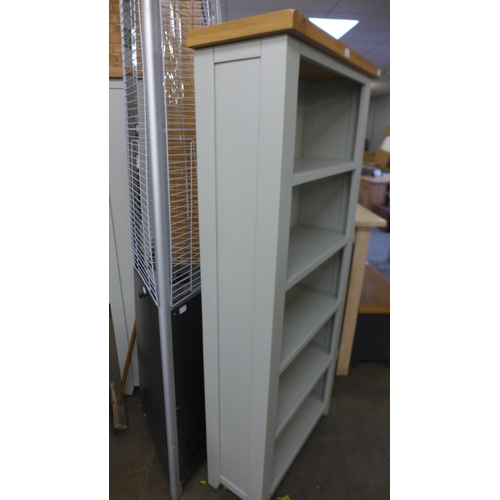 1480 - A Hampshire grey painted and oak large bookcase (marked) * this lot is subject to VAT