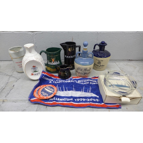 1142 - A collection of seven advertising water jugs **PLEASE NOTE THIS LOT IS NOT ELIGIBLE FOR POSTING AND ... 