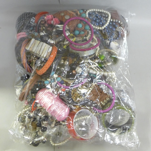 721 - A collection of costume bracelets and bangles