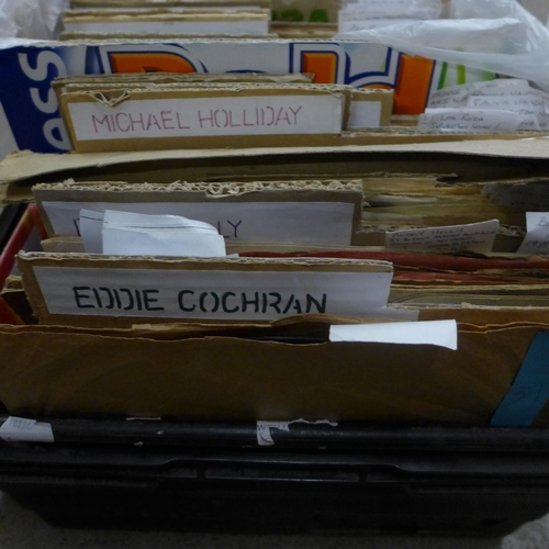 738 - 78rpm records including Eddie Cochrane, Buddy Holly, skiffle, etc.