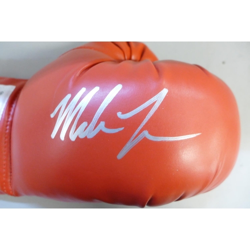 755 - A signed Mike Tyson boxing glove