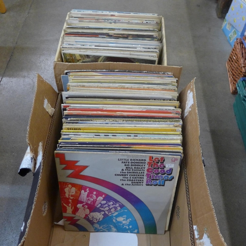 781 - A collection of 1960's LP records including The Monkees, Everly Brothers, Cliff Richard, Tom Jones a... 