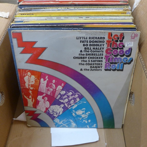 781 - A collection of 1960's LP records including The Monkees, Everly Brothers, Cliff Richard, Tom Jones a... 