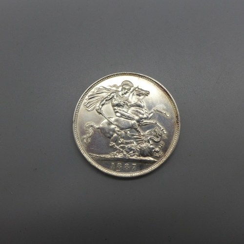 981 - A Victorian 1887 crown