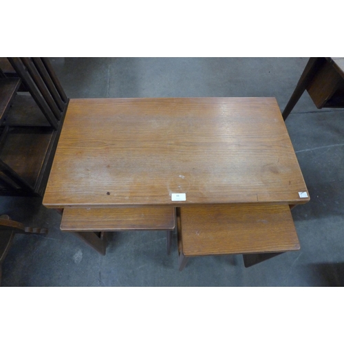 88 - A McIntosh Triform teak nest of tables