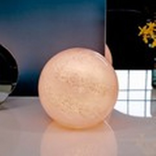 1333 - A hand blown pink Milky Way lamp, 18 cms (GL02836)   #