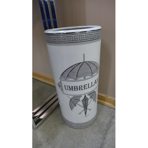 1356 - A ceramic umbrella stand, H47cms (BP20919)   #