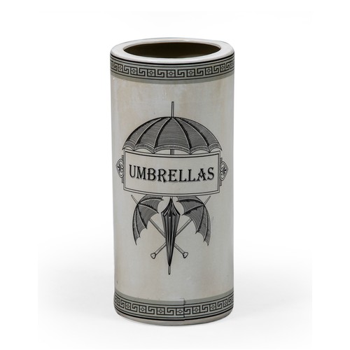 1356 - A ceramic umbrella stand, H47cms (BP20919)   #