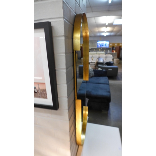 1383 - A bronze portrait mirror, H 110cms, (JRG4343)   #