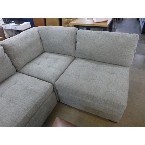 1301 - Tisdale Six Piece Fabric Modular Sectional Sofa, original RRP £1916.66 + VAT (4079-2) * This lot is ... 