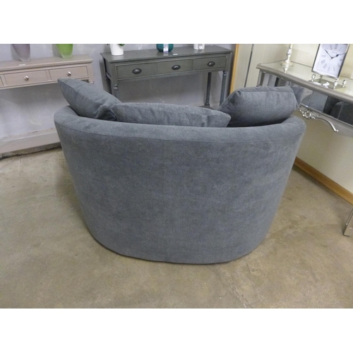 1306 - Fabric Swivel love seat, original RRP £441.66 + VAT (4079-3) * This lot is subject to VAT