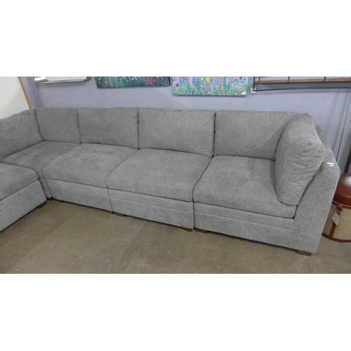 1309 - Tisdale Six Piece Fabric Modular Sectional Sofa, original RRP £1916.66 + VAT (4079-10) * This lot is... 