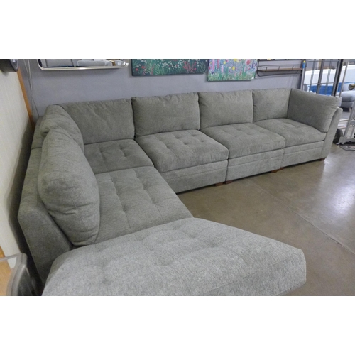 1309 - Tisdale Six Piece Fabric Modular Sectional Sofa, original RRP £1916.66 + VAT (4079-10) * This lot is... 