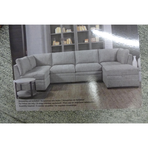 1309 - Tisdale Six Piece Fabric Modular Sectional Sofa, original RRP £1916.66 + VAT (4079-10) * This lot is... 