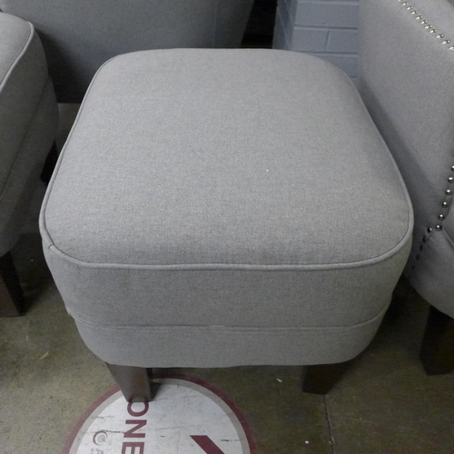 1458 - Home Meridian Fabric Chair With Ottoman, original RRP £374.91 + VAT (4079-15) * This lot is subject ... 