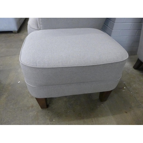 1457 - Home Meridian Fabric Chair With Ottoman, original RRP £374.91 + VAT  * This lot is subject to VAT