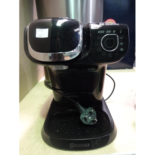 3067 - Bosch Tassimo My Way Coffee Machine (243-602) * This lot is subject to VAT