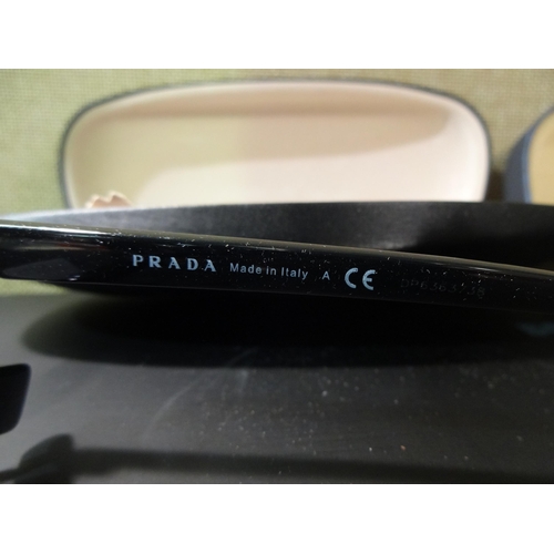 3071 - Rayban Black Metal Glasses and Pair of Prada Black Metal Glasses, original RRP £116.85 + VAT  (243-4... 