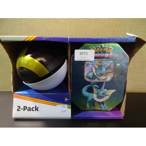 3073 - Pokemon Pokeball & Tin Combo (243-385) * This lot is subject to VAT